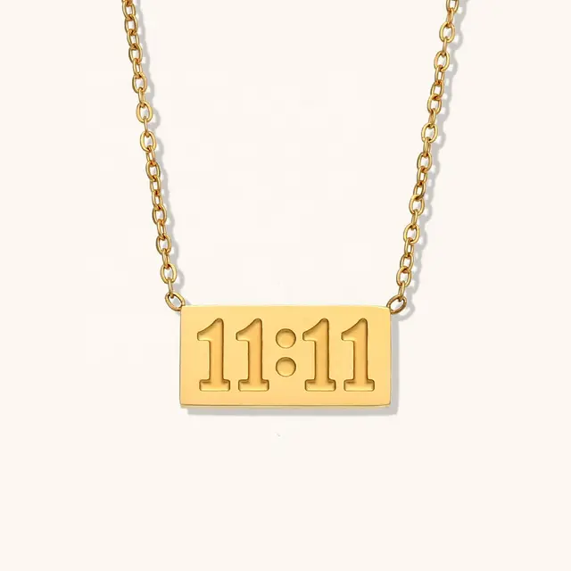 11:11 Gold Necklace - Manifestation Jewelry for Everyday Magic