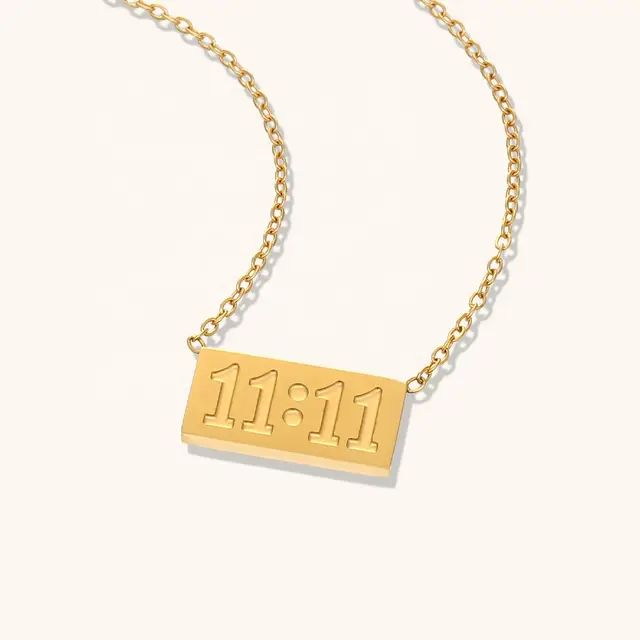 11:11 Gold Necklace - Manifestation Jewelry for Everyday Magic